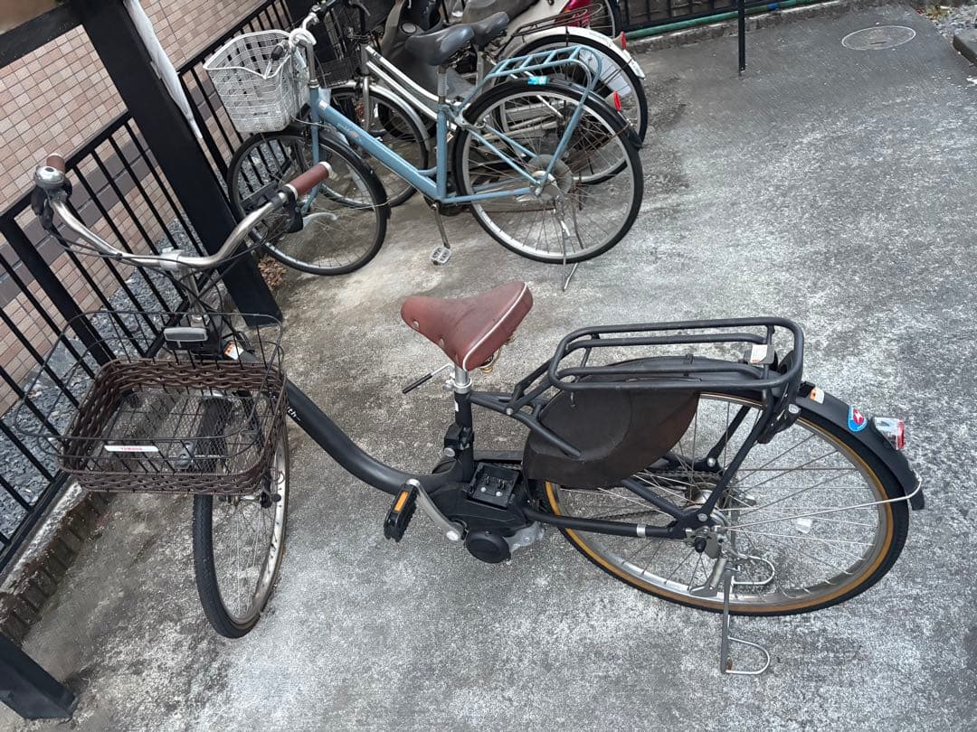 電動アシスト自転車 黒 茶色シート 充電器付 楽天市場】電動自転車 自転車 20インチ 折りたたみ 電動アシスト自転車