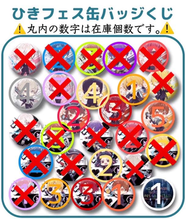 ひきフェス 缶バッジ まふまふ ひきフェス 缶バッジ 3個セット - メルカリ