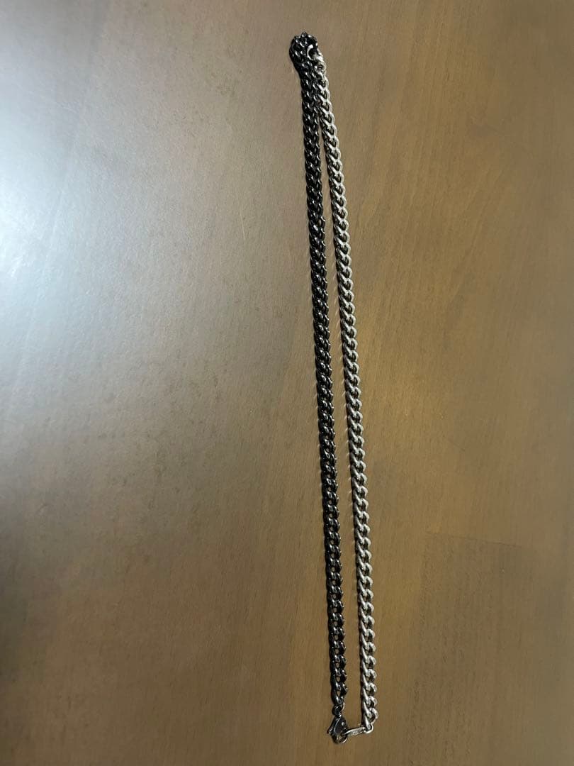 ファイテン　激レア　炭化チタンコンビネックレス　50cm Phiten（ファイテン） 限定品 チタンネックレス 平喜平 幅5.5mm 50cm