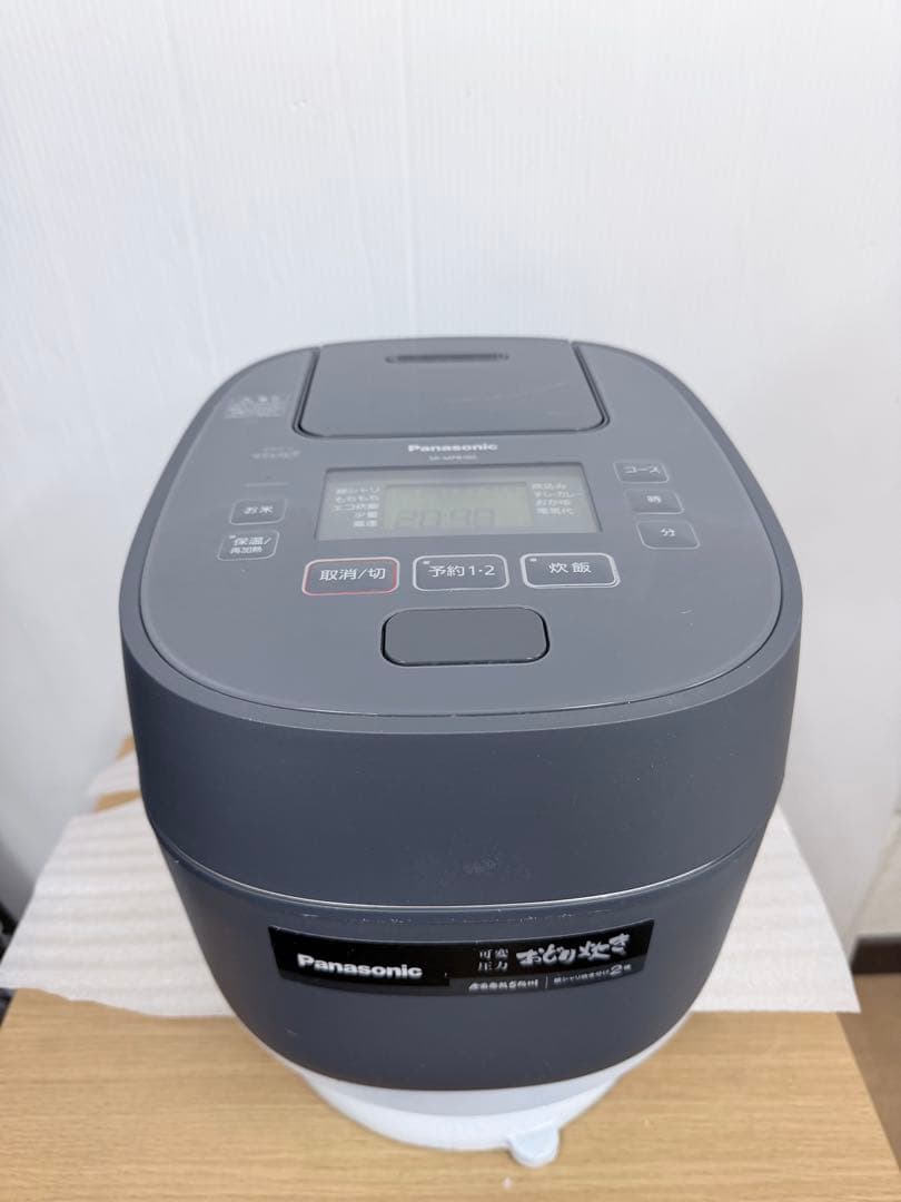 Panasonic 圧力IHジャー炊飯器SR-MPB100（2020年製） 炊飯器 可変圧力IHおどり炊き グレー SR-MPB100-H [5.5合 /圧力IH