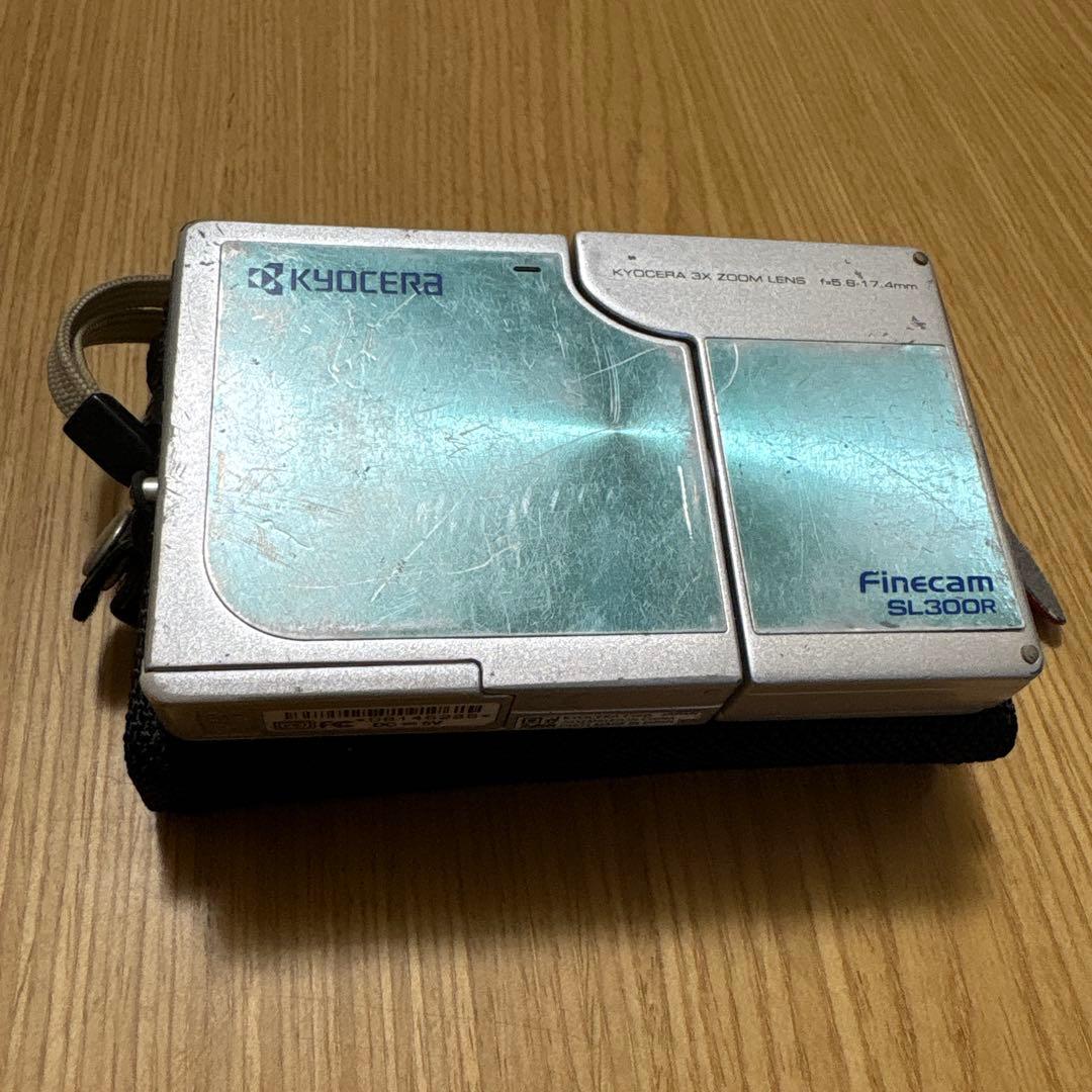 希少KYOCERA Finecam SL300R ブルーコンパクトデジタルカメラ Yahoo!オークション -「finecam sl300r」の落札相場・落札価格